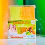 Double Gluta aha lemon+papaya carrot Soap